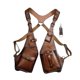 thumbnail image 1 of Bolso de hombro para axila, bolso medieval de doble hombro para axila, bolso tipo funda para teléfono Marrón, 1 of 9