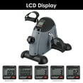 thumbnail image 4 of Under Desk Bike Pedal Exerciser,Evoland Indoor Cycling Exerciser Bike Gray, 4 of 7