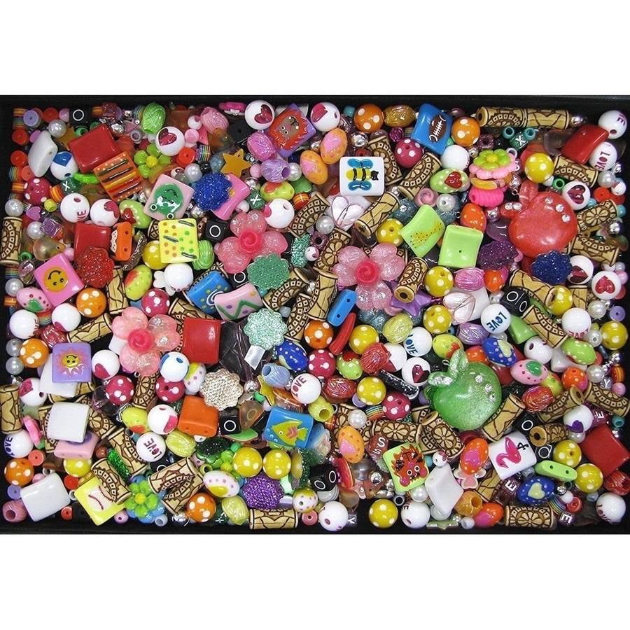 The Bulk Bag of Plastic Beads 2 lbs