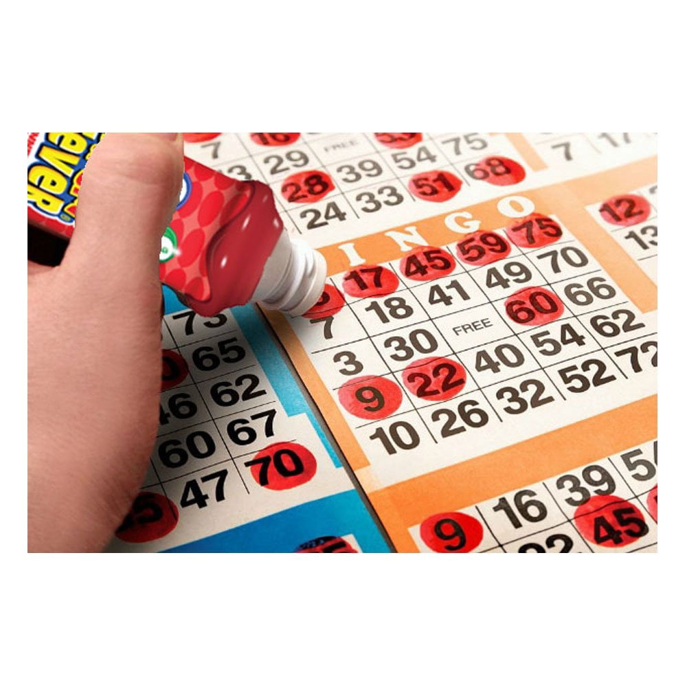 Lancaster Bingo Company Dabbin' Fever Bingo Daubers - 12 Pack of Dab Markers in Assorted Colors