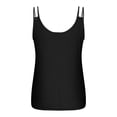 thumbnail image 5 of Summer Fashion Womens Tops 2025 Plus Size Casual Sleeveless Solid Color Ladies V-Neck Top Blouse, 5 of 6