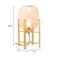 thumbnail image 7 of Wonderwall Table Lamp Gold Table Lamp, Modern Style, Works with dimmer (Dimmer Not Included), Steel, Lighting Table Lamps, 7 of 7