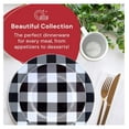 thumbnail image 7 of Winter Frost White, Black Modern Kitchen Dinnerware Sets, Indoor and Plates, 16-Piece Plaid Kitchen Plates and Bowls Set with Mugs, Dishwasher Safe, 7 of 7