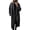 Dark Grey, variant on sicmoss Women's Red Double Breasted Wool Coat Notch Lapel Long Sleeve Long with Pockets Fall Winter