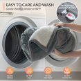 thumbnail image 2 of HOMLYNS LuxeHeat Heated Blanket Throw, Soft Flannel Sherpa, Electric Blanket 5 Heat Settings, Fast Heating, Heating Throw Blanket 3 Hours Timer Auto, 2 of 8