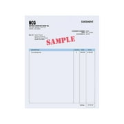 Cosco 8.5" x 11" Statement/Invoice Form Blue 500/Pack (074028)