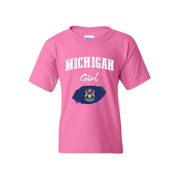 NIB - Big Girls T-Shirts and Tank Tops - Michigan Girl