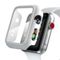 thumbnail image 1 of pzoz Compatible for Apple Watch Series 2 / Series 3 Case with Screen Protector 42mm Accessories Slim Guard Thin Bumper Full Coverage Matte Hard Cover Defense Edge for iWatch Women Men GPS (White), 1 of 4