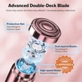 thumbnail image 5 of Facial Hair Removal for Women, SEIHAI Hair Removal Device, Face Razors for Women, Personal Care Products/Facial Hair Remover for Face, Lip, Chin, Included 4 x Replacement Heads, 5 of 6
