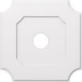 thumbnail image 1 of Ekena Millwork CMP32LE-06000 32 in. OD x 6 in. ID Square Locke Architectural Grade PVC Contemporary Ceiling Medallion, 1 of 1