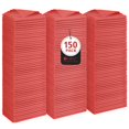 thumbnail image 1 of Paños de limpieza Orighty, paquete de 150 trapos de tienda, reutilizables, rojos, 1 of 7
