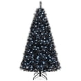 thumbnail image 1 of Costway 7 FT Halloween Tree with 572 Branch Tips Frosted Pine Needles 320 White LED Lights, 1 of 10