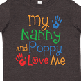 thumbnail image 4 of Inktastic Nanny and Poppy Love Me Grandkid Boys or Girls Toddler T-Shirt, 4 of 5