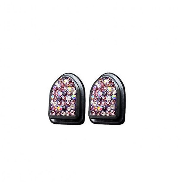 Ganchos de cristal con diamantes de imitación para coche, soporte oculto para respaldo de asiento, accesorios de estilo de coche para almacenamiento de bolsas ShuxiuWang 8390605873447