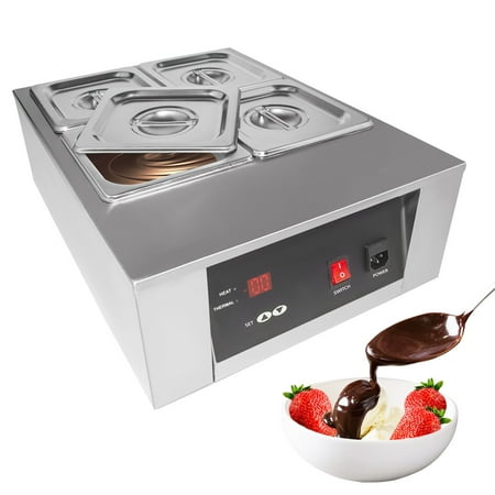 

GorillaRock Chocolate Melting Pot | Electric Warmer | 4 Tanks | 110V