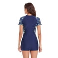 thumbnail image 3 of Traje de buceo para mujer Estampado de una pieza con cremallera Accesorios para exteriores (M Azul), 3 of 8