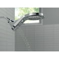 thumbnail image 2 of Delta Universal Showering Components HydroRainÂ® 5-Setting Two-in-One Shower Head in Chrome 58580-PK, 2 of 10