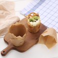thumbnail image 3 of Cajas para muffins, 150 vasos de papel para hornear con forma de tulipán para bodas, suministros para fiestas de cumpleaños, 3 of 5