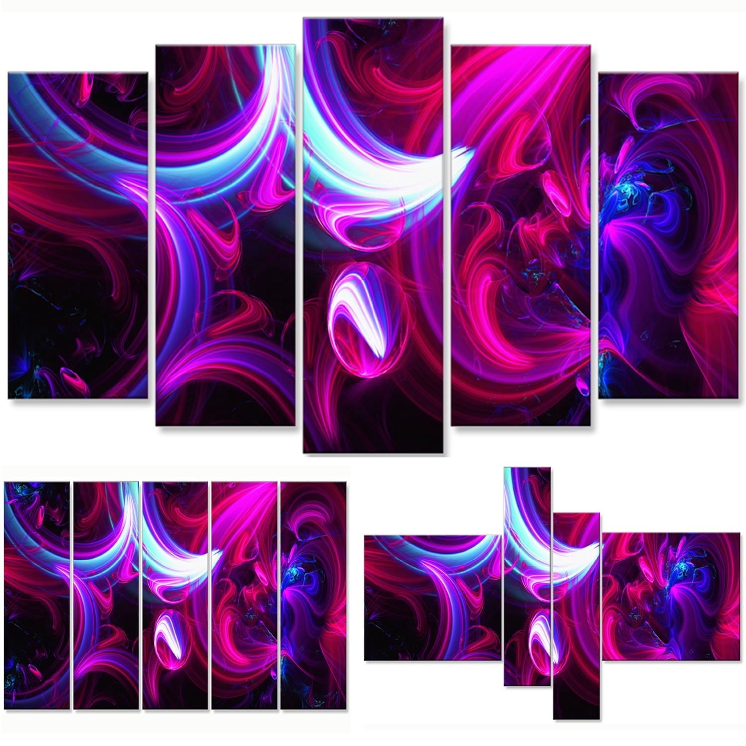 Design Art Purple Haze Graphic Art on Wrapped Canvas