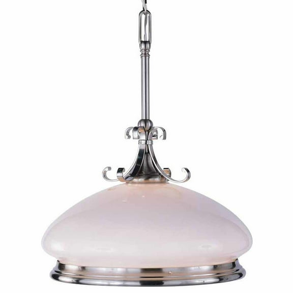 Volume Lighting V4671 Hyde Park 1 Light 16" Wide Pendant - Nickel