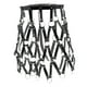 thumbnail image 1 of Cinturón de de Arnés de Cuerpo de material cuero Punk para Mujer con Cadena de Metal - negro, talla inconfundible 黑色 Yinane Falda del arnés del cuerpo de las mujeres, 1 of 8