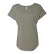 thumbnail image 1 of Camiseta Lady Tri-Blend Dolman Siguiente nivel 6760 Venetian Gray44 pequeña, 1 of 1