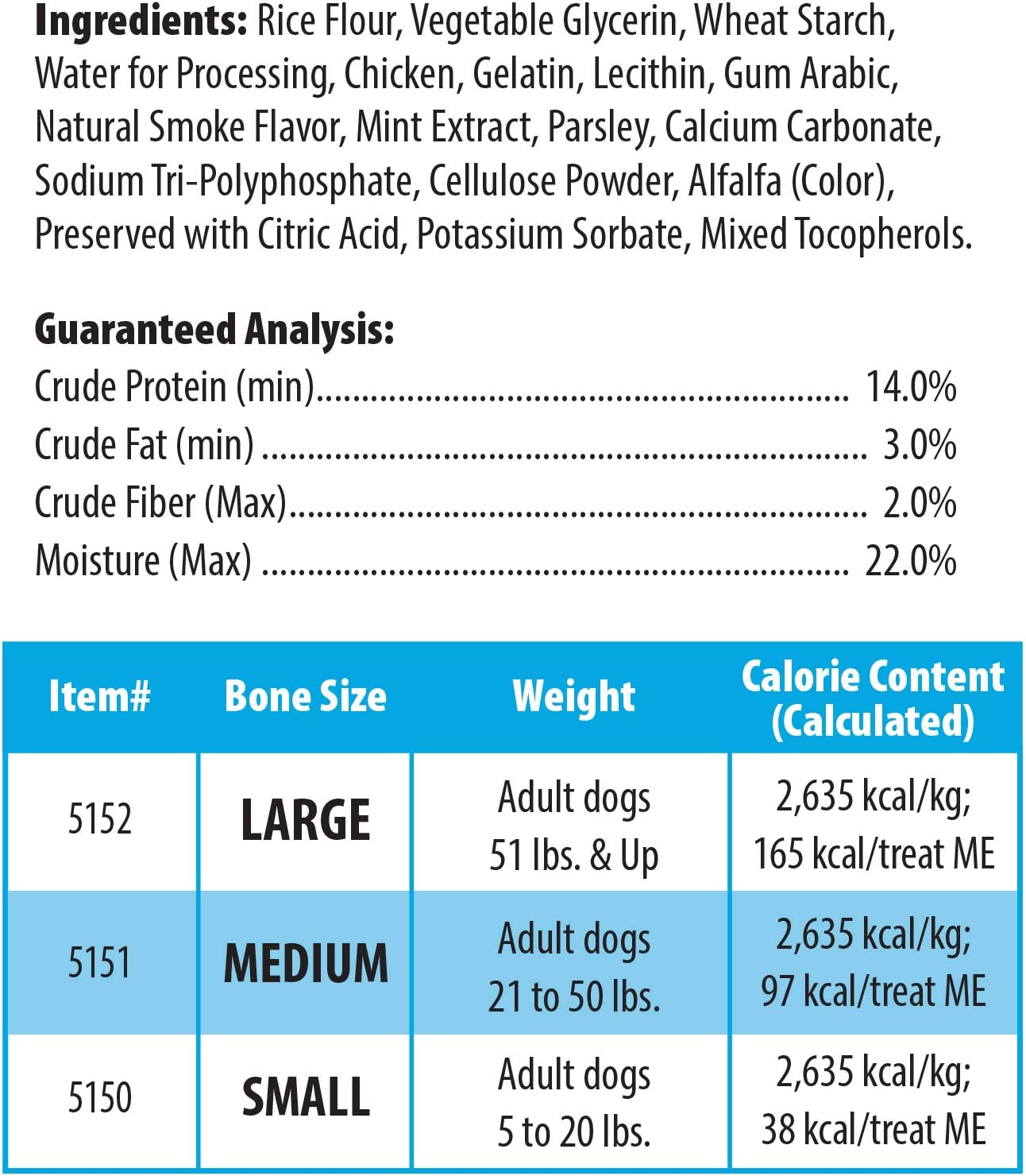 14 oz. Large Orabone Dental Treat