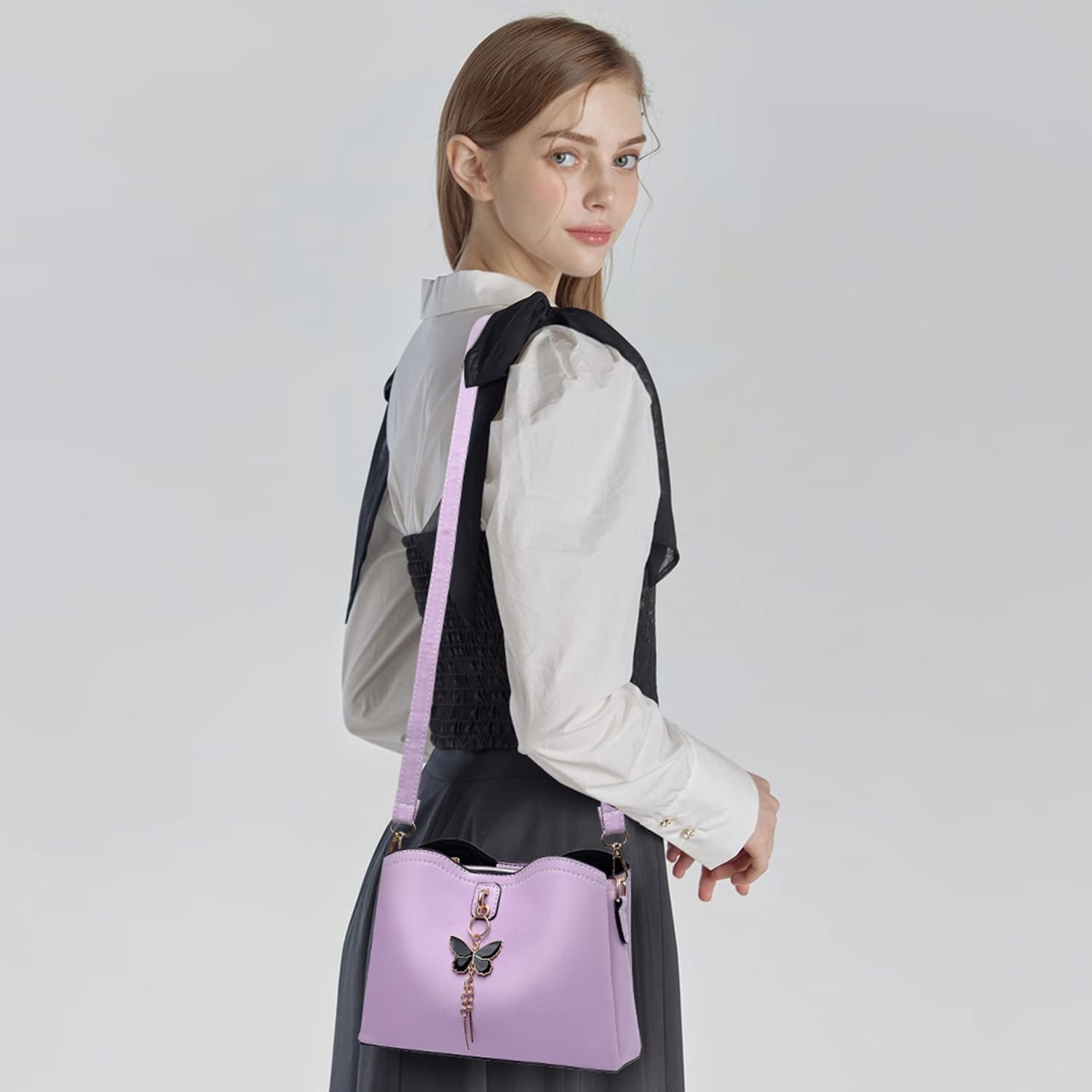 Small Crossbody Bags for Women Fashion Purses Lightweight Handbags Shoulder Bag