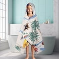thumbnail image 6 of Dachshunds Tropical Beach Hooded Bath Towel，60"x35" for Ages 3 To 12 Kids, Quick Dry Lightweight Soft Microfiber Hood Beach Towel Cover Up for Kids, 6 of 7