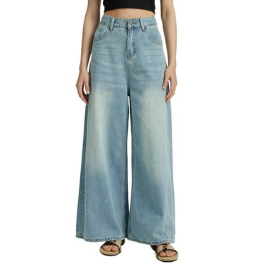 VMESZQFG Women's Straight Leg Casual Pants Womens Casual Plaid Leggings Stretchy Work Pants Dress Pants Mid Rise Barrel Jeans for Women Wide Leg Mid Waist Cropped Denim Pants Ladies Slim Pants
