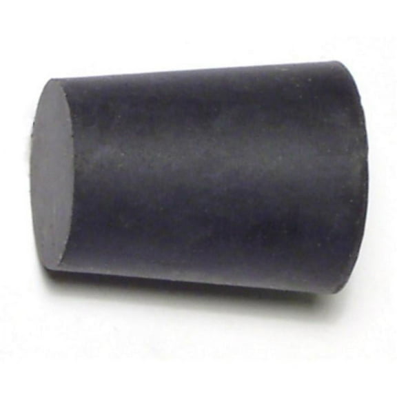 5/8" x 13/16" x 1" #2 Black Rubber Stoppers STPR-199 (3 pcs.)
