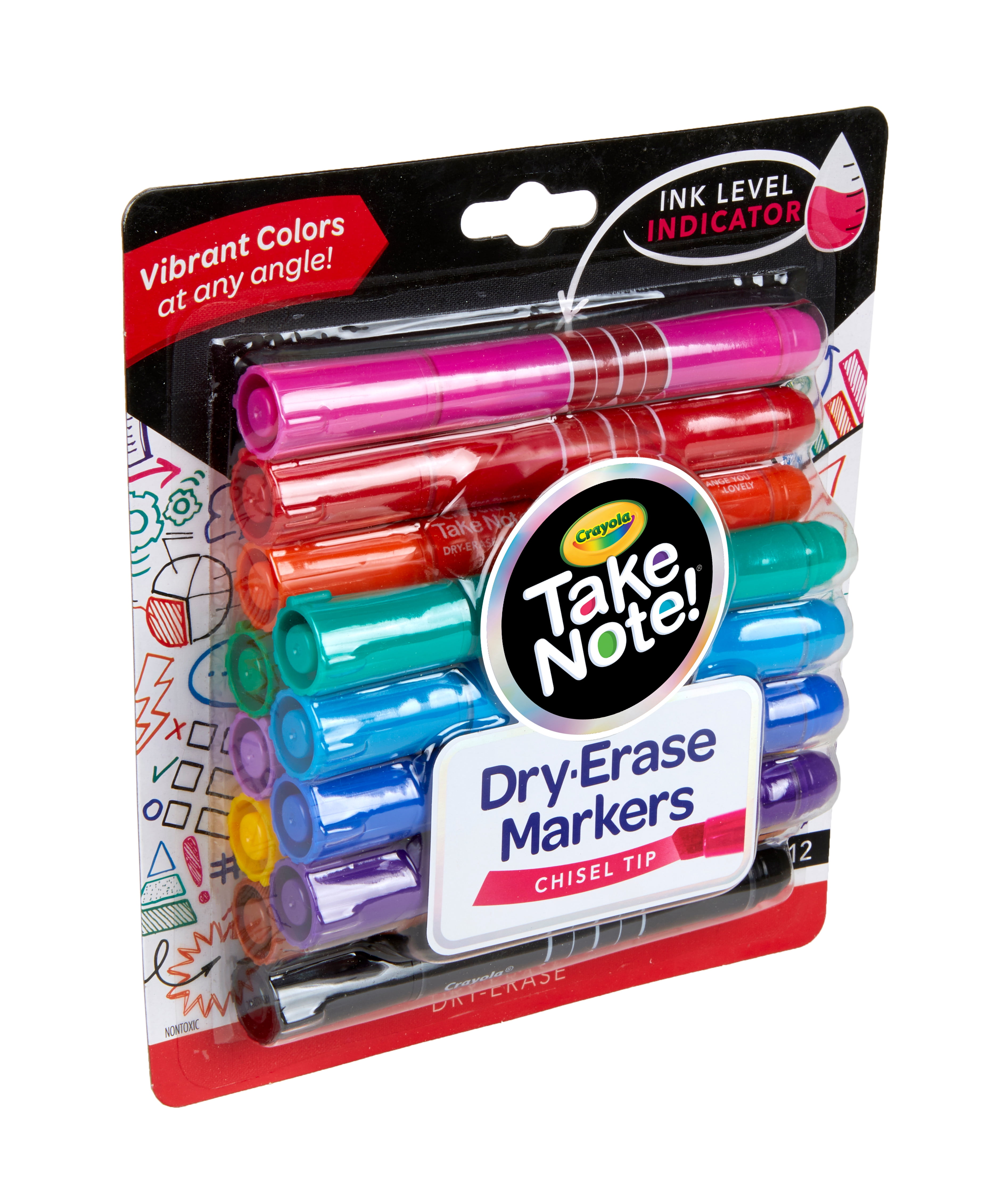  Crayola Dry Erase Markers, Broad Line, Office Supplies, 4 Count  : Office Products