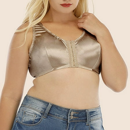 LLYWEY Sport Bras for Women High Support Discounts Push up Wireless Bras Women Ladies Balconette Bra Style-432 Women Lightly Lined Bra Feature Adult Female Bralette Sports Bras Beige 48B