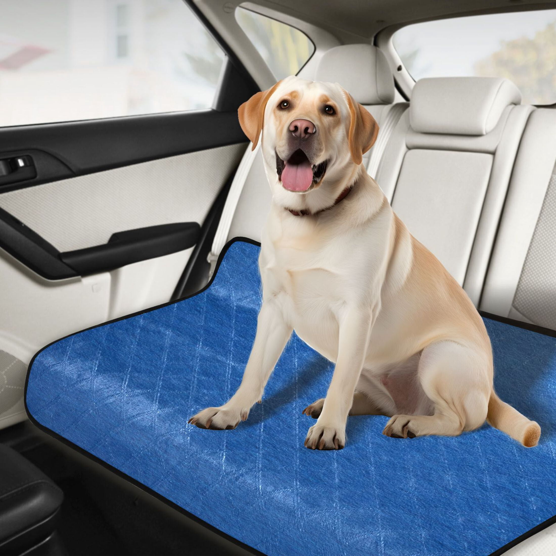 IAUYY Washable Pee Pads for Dogs Smallx3 Absorbent and Leak-Proof Non-Slip Reusable Puppy Pee Pads for Dogs Applicable to Playpen Potty Crate Blue Paper Texture