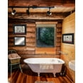 thumbnail image 5 of Set Of Three Hot Bath Black Framed Bathroom Wall Art With Mirror, 5 of 5