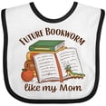thumbnail image 3 of Inktastic Future Bookworm Like My Mom Boys or Girls Baby Bib, 3 of 4