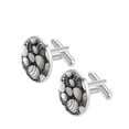 thumbnail image 2 of Easter Elegant Men's Cufflinks for Formal Attire, Crafted in Stainless Steel for Sophisticated Look, for Business Meetings and Special Occasions, 2 of 6