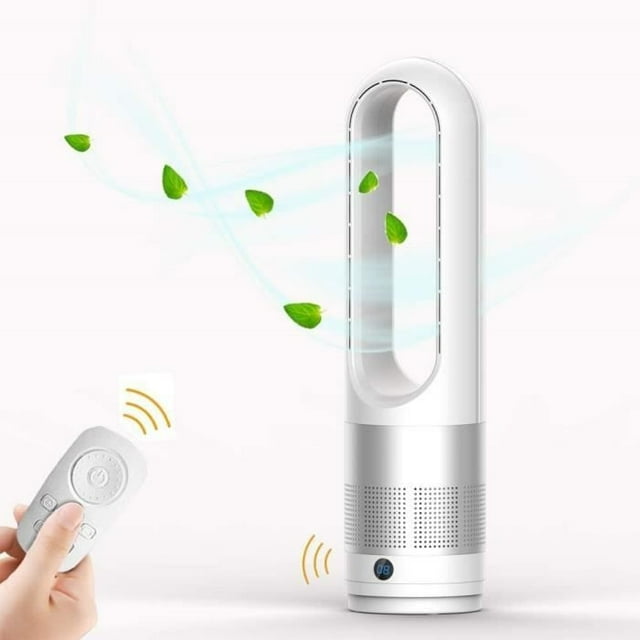 Quiet Pedestal Fan with Remote Control - MARSEE - 60CM 8H Timer - 8 Speed Oscillation - Silver