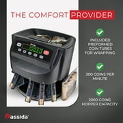 Cassida C200 Coin Counter/Sorter with a 300 Coins Per Minute Speed