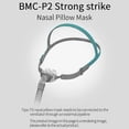 thumbnail image 2 of for -P2 CPAP Nasal Pillow Case W Headgear S M L Cushions Sleep Helper for Snoring, 2 of 5