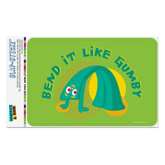 Bend it Like Gumby Yoga Gym Aerobic Workout Home Business Office Sign