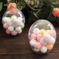 thumbnail image 6 of Efavormart 12 Pack | 4oz Clear Mini Egg Shaped Plastic Party Favor Cup Containers, Disposable Dessert Cups With Dome Lids, 6 of 11