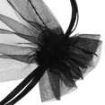 thumbnail image 2 of 100 bolsas de organza transparente para regalos de boda con cordón, bolsas de malla para joyería, fiestas, joyas, festivales, maquillaje, color negro., 2 of 7