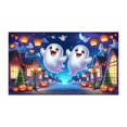 thumbnail image 1 of 480*210 Cm Pancarta Para Puerta De Garaje Exterior Gran Cubierta Decorativa Para Puerta De Halloween Decoración Para Fiestas Puerta De Garaje Exterior Pared De La Casa A, 1 of 3