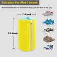 thumbnail image 4 of Over the Door Shoe Organizer 10-Pocket with 18 Travel Bags & 1 Washing Bag, Hanging Shoe Rack for Boots, Space-Saving Storage, 4 of 9