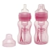 Dr. Brown's 8-ounce Wide Neck Pink Bottle (Pack of 2)