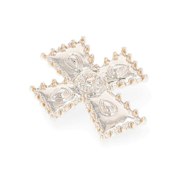 No Boundaries Gold-Plated Cross Broach Pin, Women’s