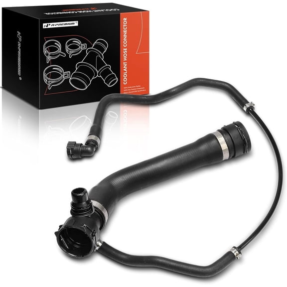 A-Premium Upper Radiator Coolant Hose Compatible with BMW E60 Series 535i 2008-2010, 535i GT 2010, 535i xDrive 2009-2010, 535xi 2008
