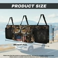thumbnail image 6 of KUIFORTI Car Trunk Organizer Owl Car Trunk Organizers for Women Animal Print Backseat Car Organizer Machine Washable, Leave Space for Buying and Shopping, 6 of 6
