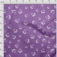 thumbnail image 4 of oneOone Polyester Spandex Purple Fabric Floral Fabric For Sewing Printed Craft Fabric By The Yard 56 Inch Wide-8O, 4 of 4